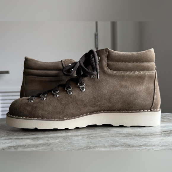 New Men's Fracap M120 Boots Commando Sole 46 - US 13 Taupe / Gray Suede - Picture 5 of 12